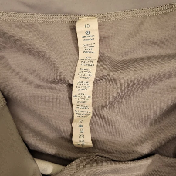 Lululemon Groovy Run Short Fleur Silver Spoon Size 10 - Picture 5 of 7